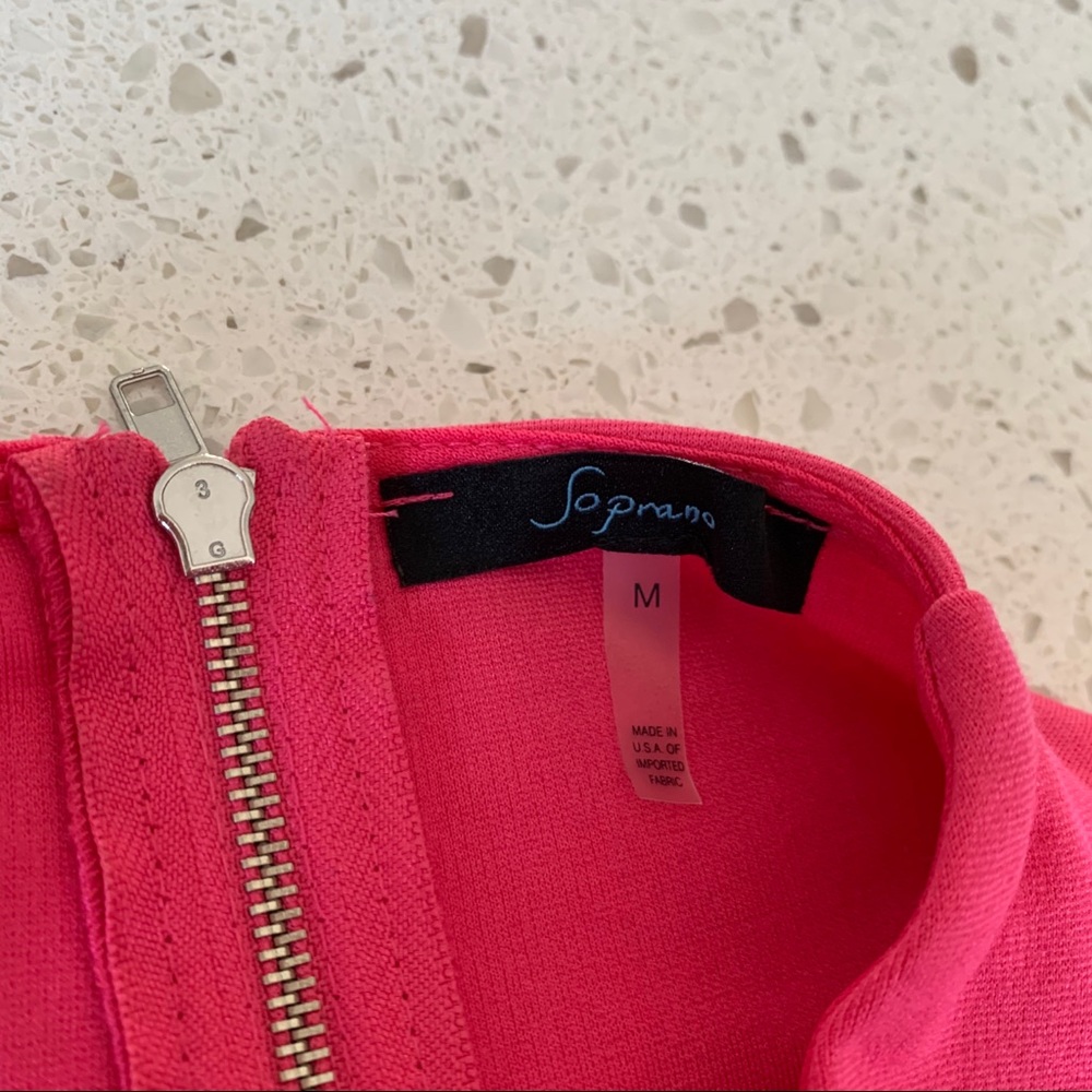 Soprano Pink Fit & Flare Dress - Picture 4 of 8
